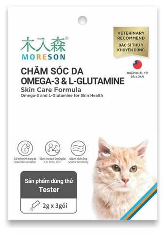 Omega-3 và L-Glutamine Chăm Sóc Da 3 gói dùng thử